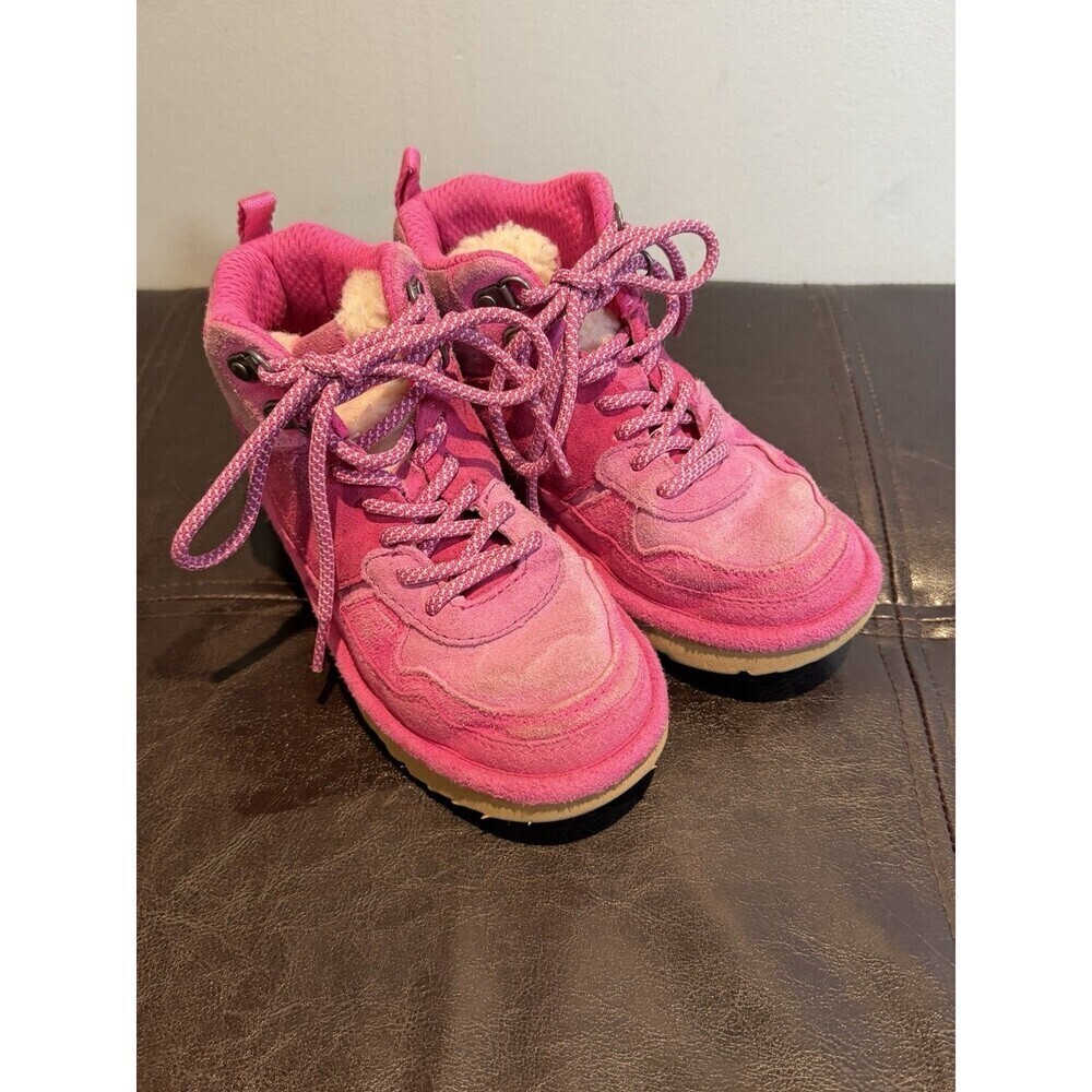 UGG Highland Hi Heritage Raspberry Sorbet Rose Kids Sz 12 Boot Sneaker